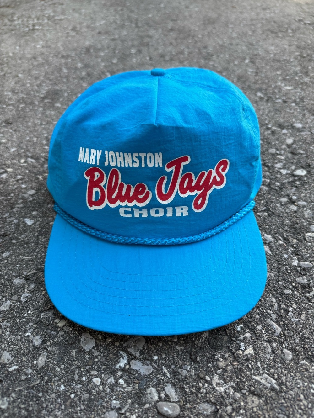 Toronto Blue Jays Choir Vintage Rope Cap - Bright Blue with Red & White Logo